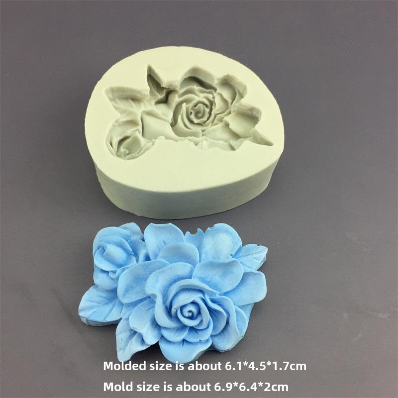 

Силиконовая форма Гардения Франжипани для мастики, шоколада, смолы, гипса и эпоксидной смолы