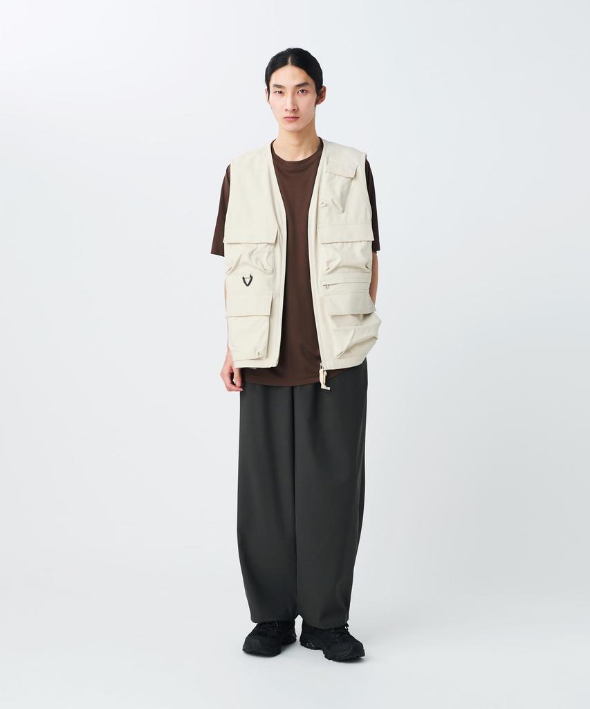 Snow Peak TAKIBI Herringbone Vest ECRU M VT-26SU003 (Men's/Women's Vest)