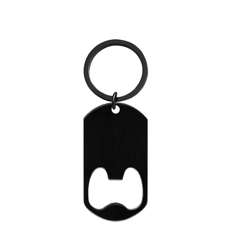 Stainless Steel Laser Engraved Festival Gift Keychain