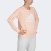 Adidas Logo Casual Sports Pullover American Hoodie Women hoodies Misty-Coral GC6926