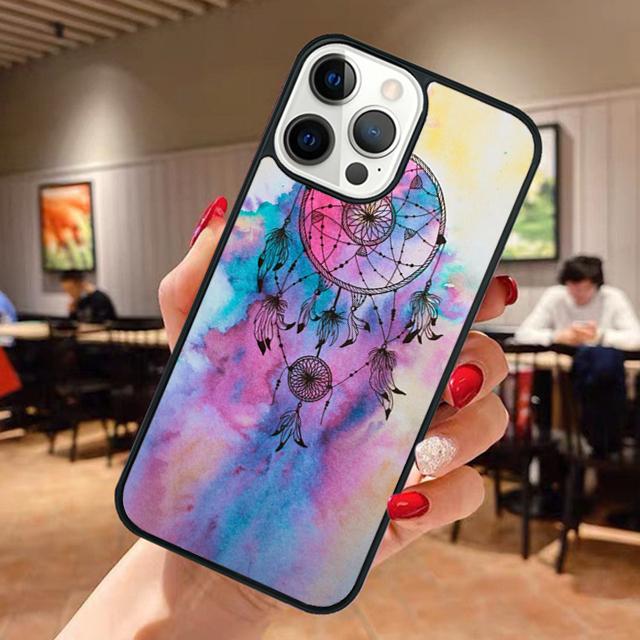 Dream catcher watercolor Phone Case For iPhone 14 15 16 13 12 Mini Max Cover For Apple 11 Pro Max 8 7 Plus SE2020 Coque