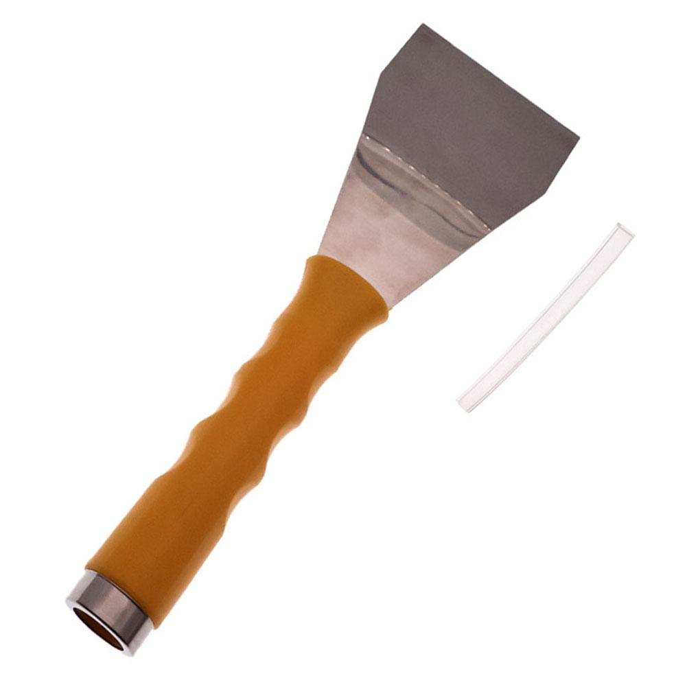 25 by 7 5 CM Bent Chisel Paint Scraper with Stainless Steel Thick Blade for Wallpaper and Drywall Putty Removal