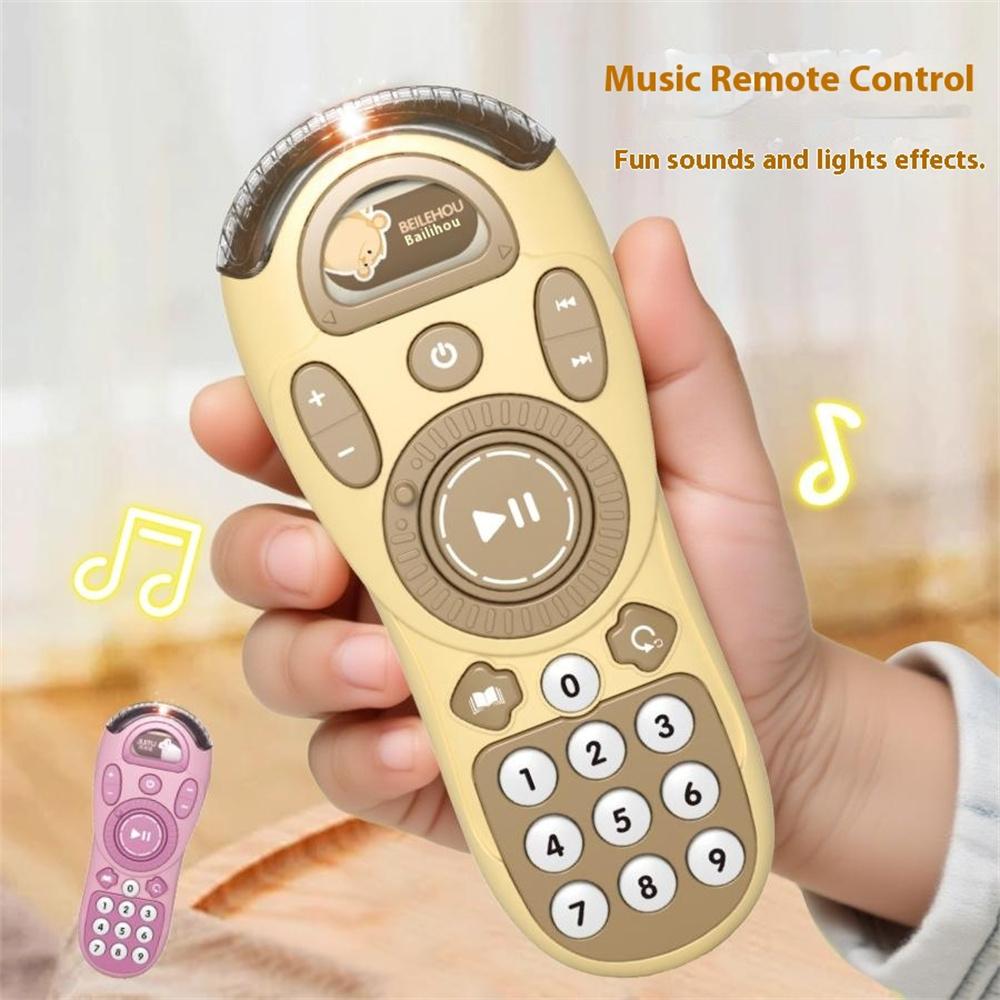 JSL610 Children Remote Toy with Lights Music Simulation Phone Early Educational Toy