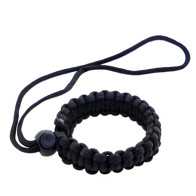 Drop-proof Outdoor Survival Digital Camera Bracelet with Paracord Wrist Strap & Water Bottle Handle