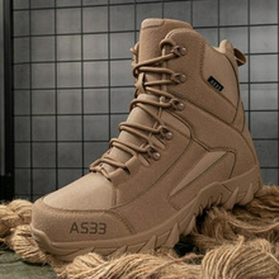 Cross-Border Outdoor Mountaineering Combat Boots - Special Forces Military Training Shoes Plus Size