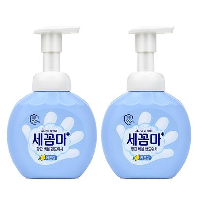 Secomma Antibacterial Bubble Hand Wash Lemon Scent, 250ml, 2 Units