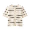European Style Striped Knitwear for Women - Spring 2026, Short Sleeves
