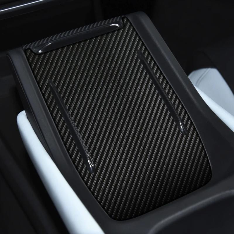 For BYD Dolphin Mini Surf Atto 1 Carbon Fiber Pattern Cup Door Slot Pad Anti-Slip Car Interior Mat njbwy33