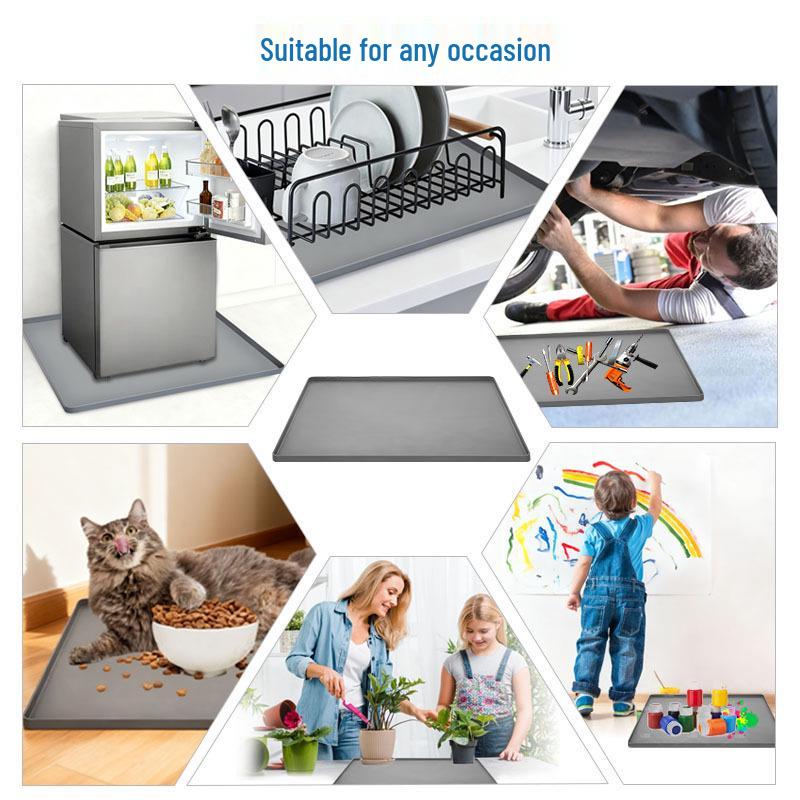 Large Silicone Anti-Slip Washer Mat - Waterproof & Multi-Functional