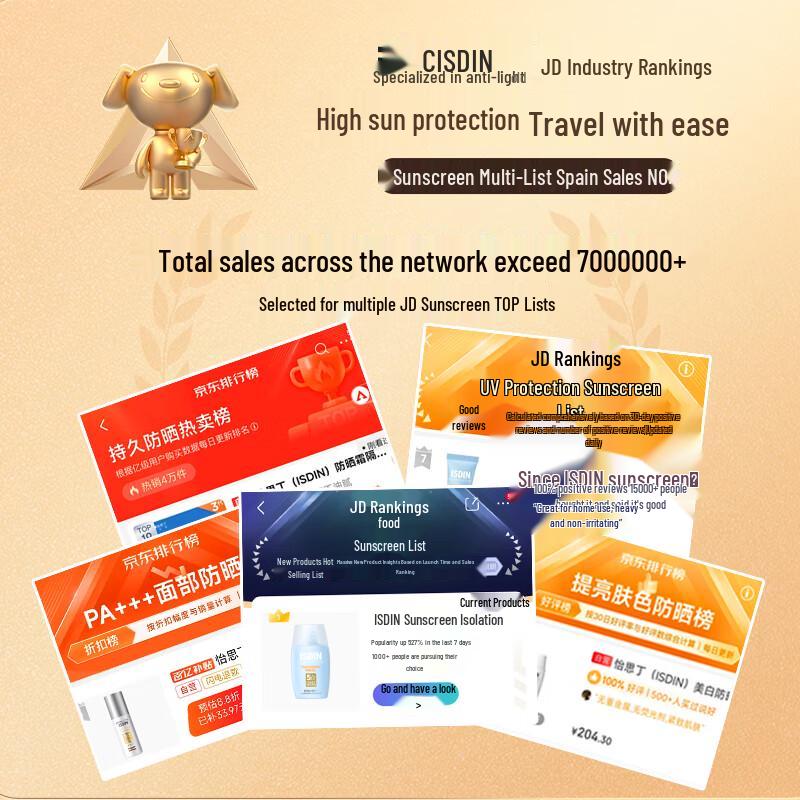 ISDIN SPF50+ Gesichtssonnencreme