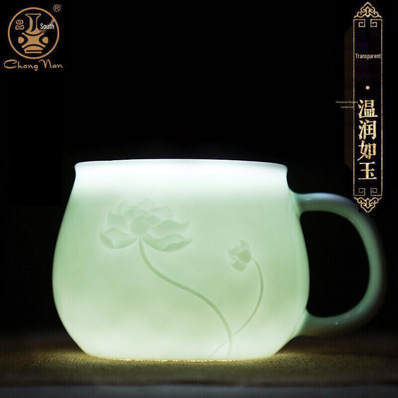 

Chao Nan Jingdezhen Celadon Tea Cup with Infuser