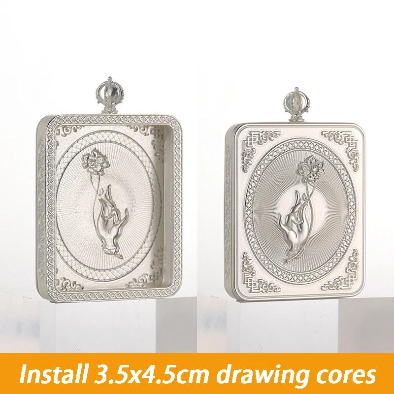 Ciondoli Buddha Tibetani Ciondoli Scatola Ciondolo Donna Ciondolo per Collana Coppia Regalo Vacanza Moderno Creativo Tradizione Lega Fatto a Mano Ciondolo Ornamenti Figurine