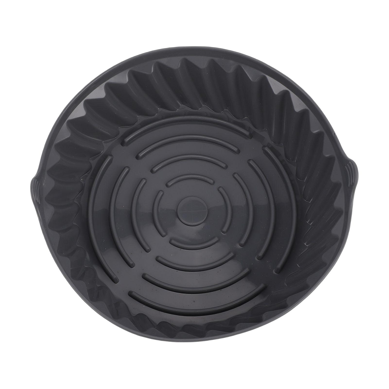 Silicone Fryer Liner 22cm Round Non Stick High Temperature Proof Reusable Fryer Basket for Kitchen