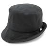 Bucket Black X Black [Zaction] Moisture-wicking, Quick-drying Hat, L,