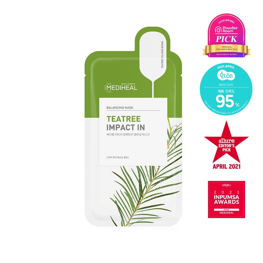 Mediheal Tea Tree Impact In balancIng Mask 1 Sheet