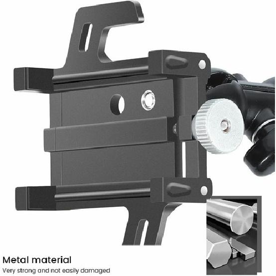 A-Pillar Phone Holder Mount Stand Accessories For Jeep Wrangler JL JLU JT 2018+