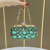 Evening Party Handbag, Slim Luxury Chain Bag, Evening Party Dress Bag, Diamond-encrusted Evening Bag