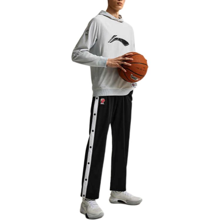 Li Ning CBA Gestrickte Jogginghose Herren Schwarz AKLU075-1