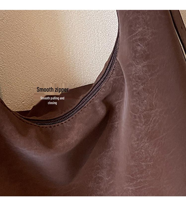 Retro Tragetasche im koreanischen Stil - Herbst/Winter Große Kapazität Vielseitige Schultertasche