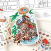 Cartoon sea Landscape Sticker  Scene DIY Toy Game Sticker Festival Birthday Gift for Kid Child Girl
