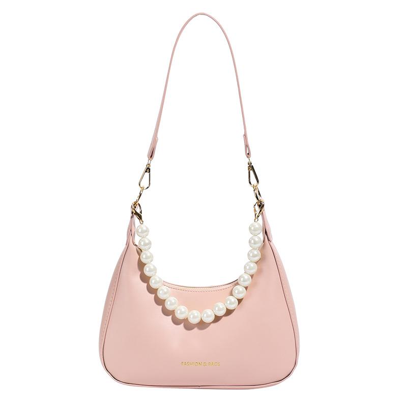 

Pearl underarm bag women s new niche high-end chain shoulder messenger bag commuter dumpling bag