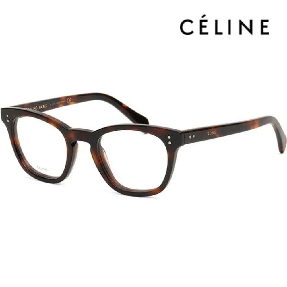 

[Celine] Eyeglass Frames CL50032I 052 Horn-rimmed Square Leopard Print