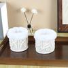 Glasses Holders Lovely Pen Holders Desktop Holders Woven Pencil Holders Nightstand Organizer with Plush Lining