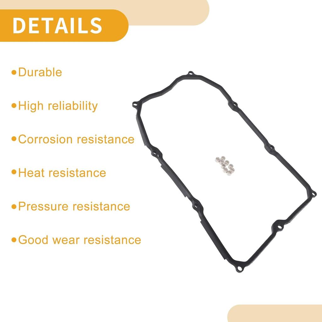 Car Transmission Filter Oil Pan Gasket Engine Oil Pan Gasket Seal No.3516850010 for Lexus GS350 2014-2015 for Lexus GS460 2007-2011 1 Set
