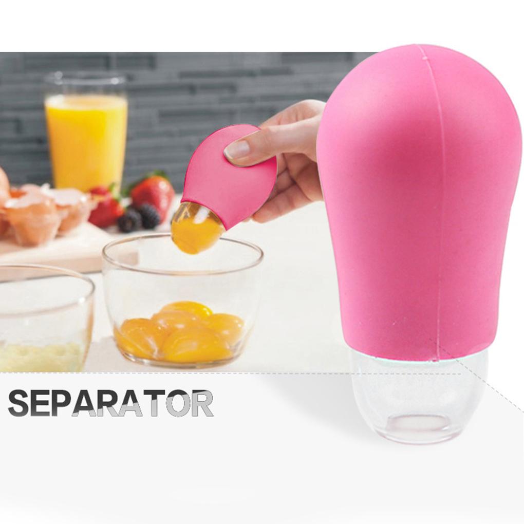 Buy Silicone Egg Yolk White Suction Separator Kitchen Home DIY Vitellus