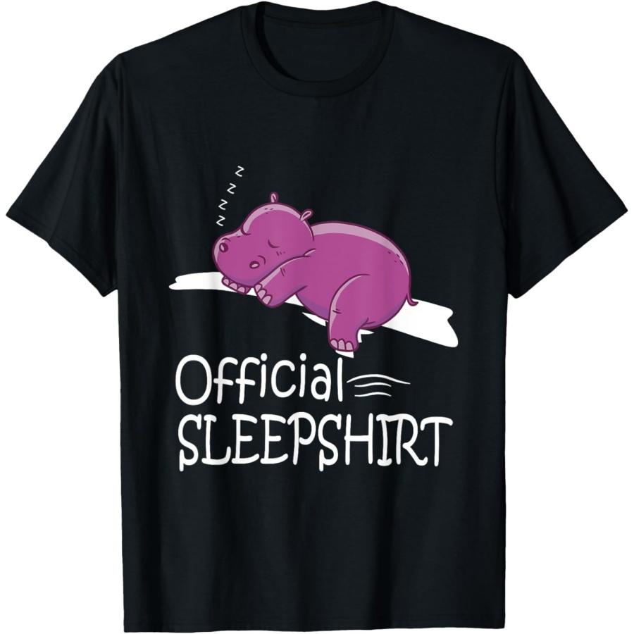 

Официальная пижамная футболка для любителей бегемотов XXXXXL чёрный