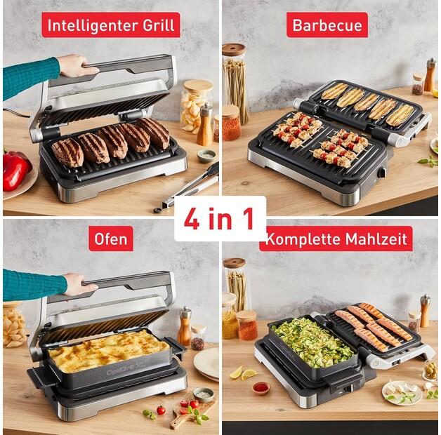 Гриль Tefal GC784D XL 4 in 1 OptiGrill (GC784D10)