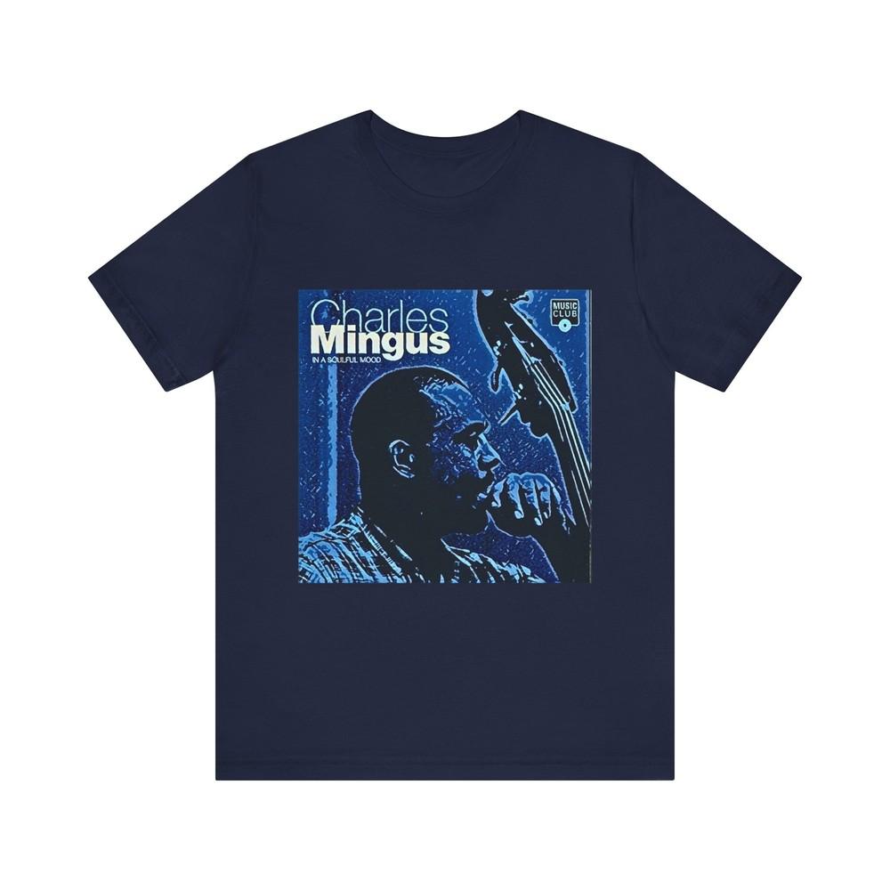Charles Mingus Jazz Short Sleeve Tee Shirt Graphic Print Crewneck Unisex Gift 2XL