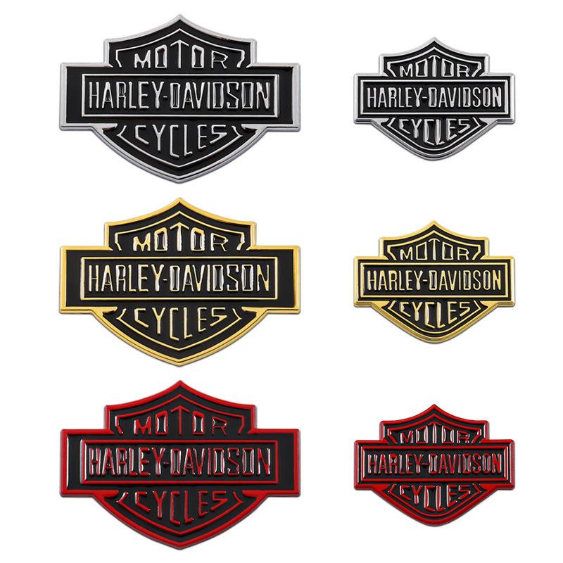 Cross-border Harley Motorcycle Metal Car Sticker Decorative Sticker Personalized Modified Metal Car Sticker Car Sticker