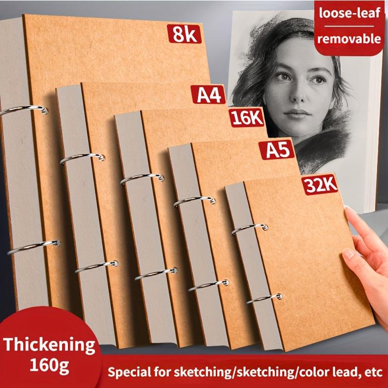 Premium A5 Watercolor Sketchbook - 160g/m² Removable Drawing Paper, For Artist Sketching, Painting, and Transferring Watercolor