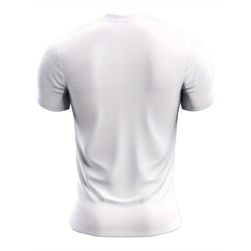 European sizes Lucky Fishing Shirt Fitted Men's T-Shirt, Sweat-wicking and Freedom of Movement