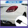 Car Tow Hook Eye Hole Cover Cap ONE  for Mercedes-Benz E550 Black Rear