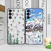 Oil Painting of Snow Scene Skiing Pattern Phone Case for Honor Huawei 200 100 400 PRO 90 80 70 Lite Magic 8 7 6 5 Pro Soft Cover