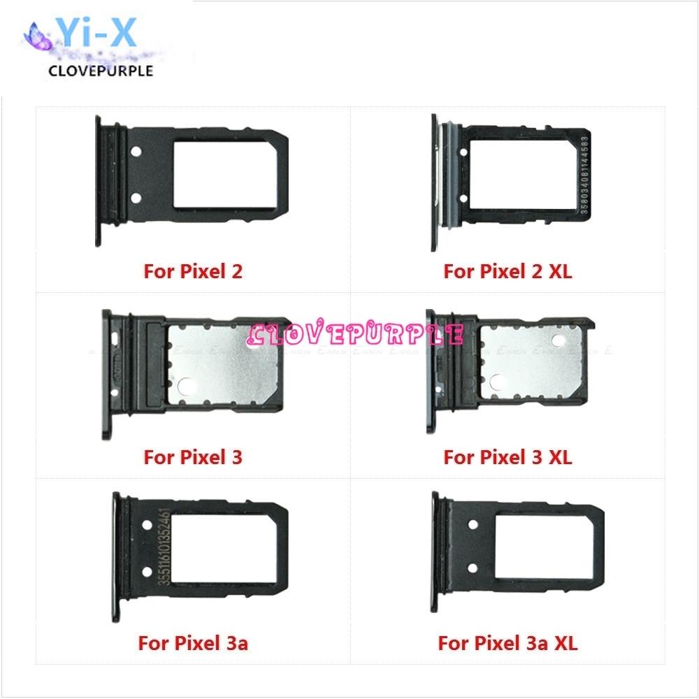 

Sim Лоток для Google Pixel 2 3 3a XL Слот для sim-карты Держатель Адаптер Запасные части