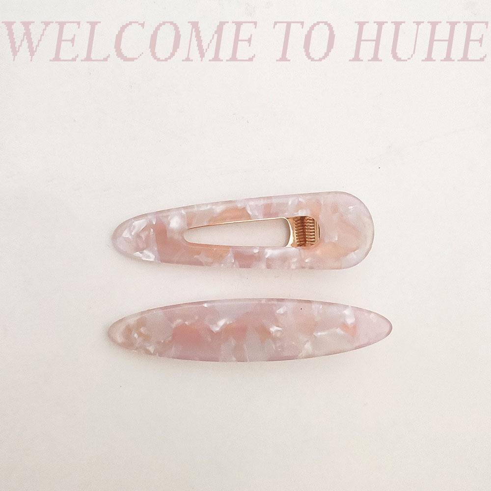 2pc Cute High Quality Geometric Hairpin Hair Side Clips for Women Girls Headband for Hair Accessories Headwear