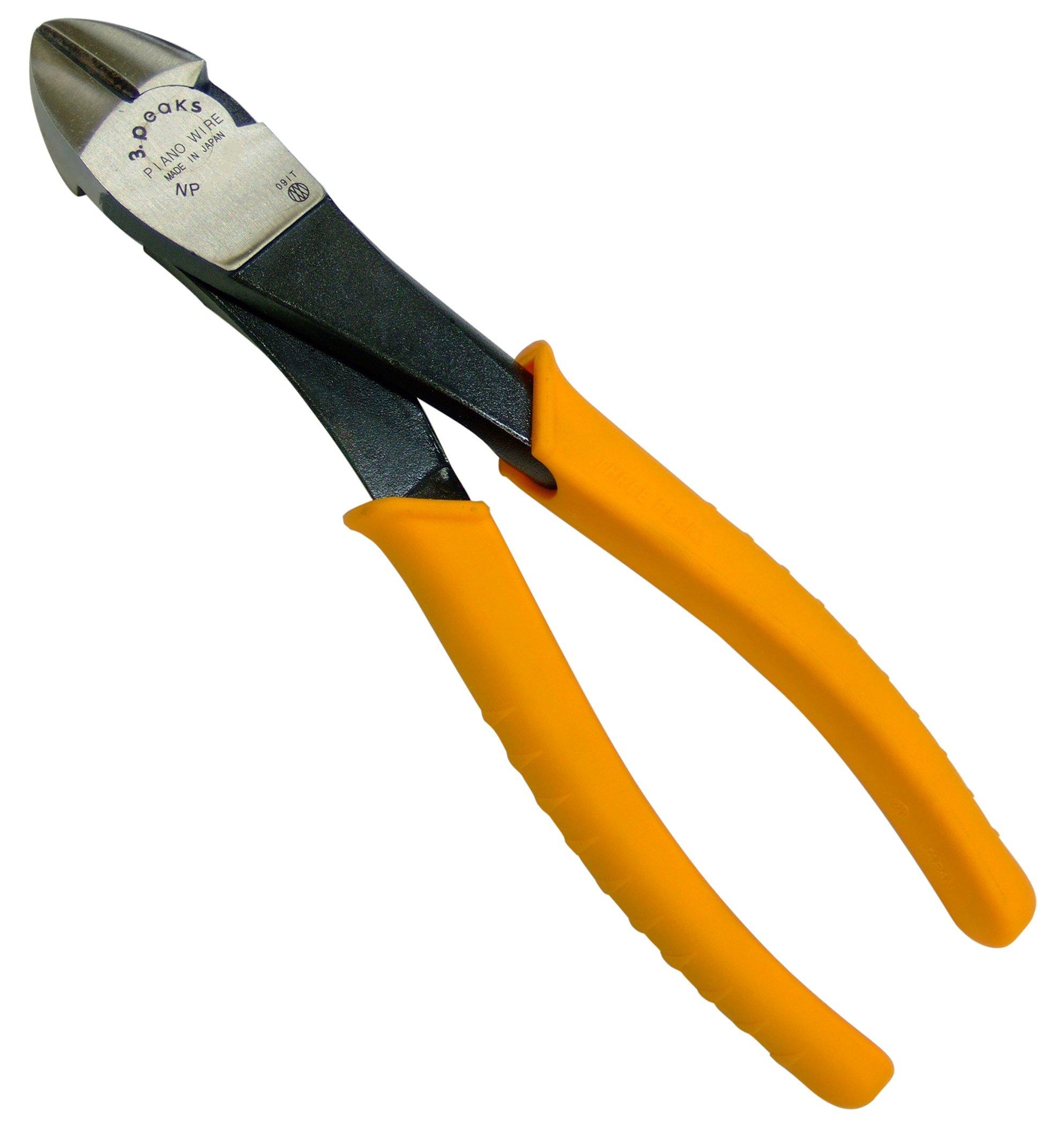 

Three Peaks Giken Bent Piano Wire 3.peaks Heavy-Duty Nippers, 190mm, NP-190BZ оранжевый