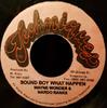 7inch Record WAYNE WONDER  NARDO RANKS  Sound Boy What Happen NONE Techniques Jamaica Reggae Ska  Dub Used
