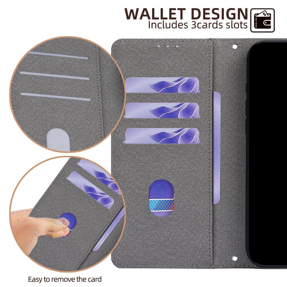 Honor Magic8Pro Durable Leather Flip Case for Magic6, Magic7Lite