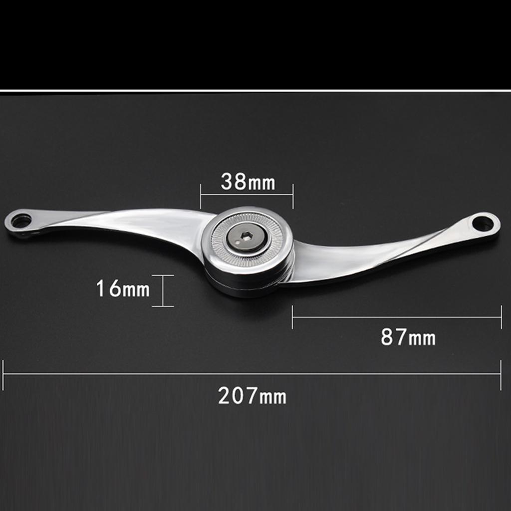 Oppgradert tilfeldig stopphengsler Kjøkkenskapdør Justerbart polert hengsel Møbler Løfte opp klaffstøtte Maskinvare