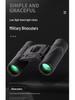 HD High-Power Military Black Night Vision Telescope with Mobile Phone Compatibility