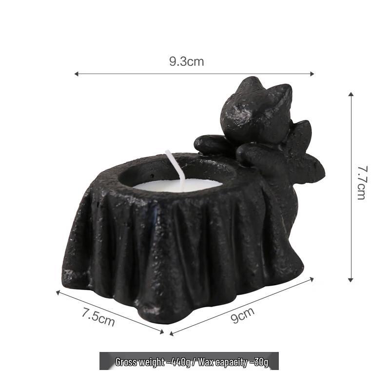 Miaoyijia Cat-shaped Cement Aromatherapy Candle Container