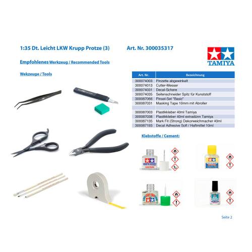 Tamiya 1/35 Military Miniature Series No.317 German Army Krupp Protze Kfz.70 Troop Transport Type Plastic Model 35317