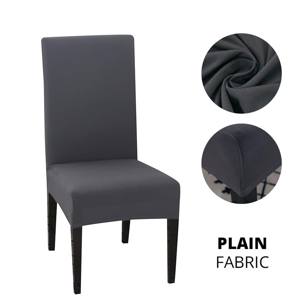 Elastic Dining Room Chair Slipcover Spandex Modern Removable Anti-Dirty Kitchen Seat Stretch Chair Covers For Banquet Party