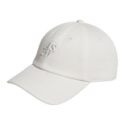 adidas Letter Embroidery Decoration Cotton Baseball Cap Unisex Caps White JF1201