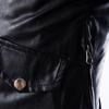 Fashion Men's Autumn Winter Casual Leather Zipper Long Sleeve Jacket Coat Tops