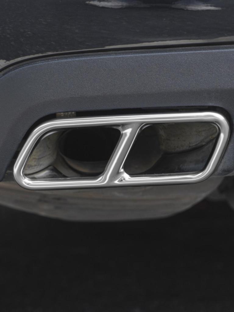 Muffler Tip Decal for Mercedes S-Class/R-Class: 4-Outlet Fit for S320/S350/S400/R320/R350